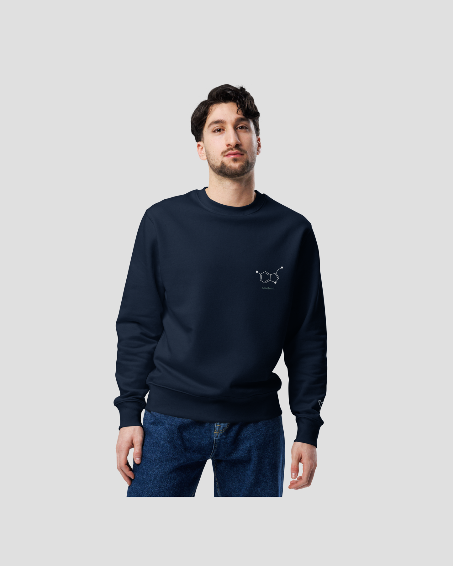 Serotonin crewneck navy