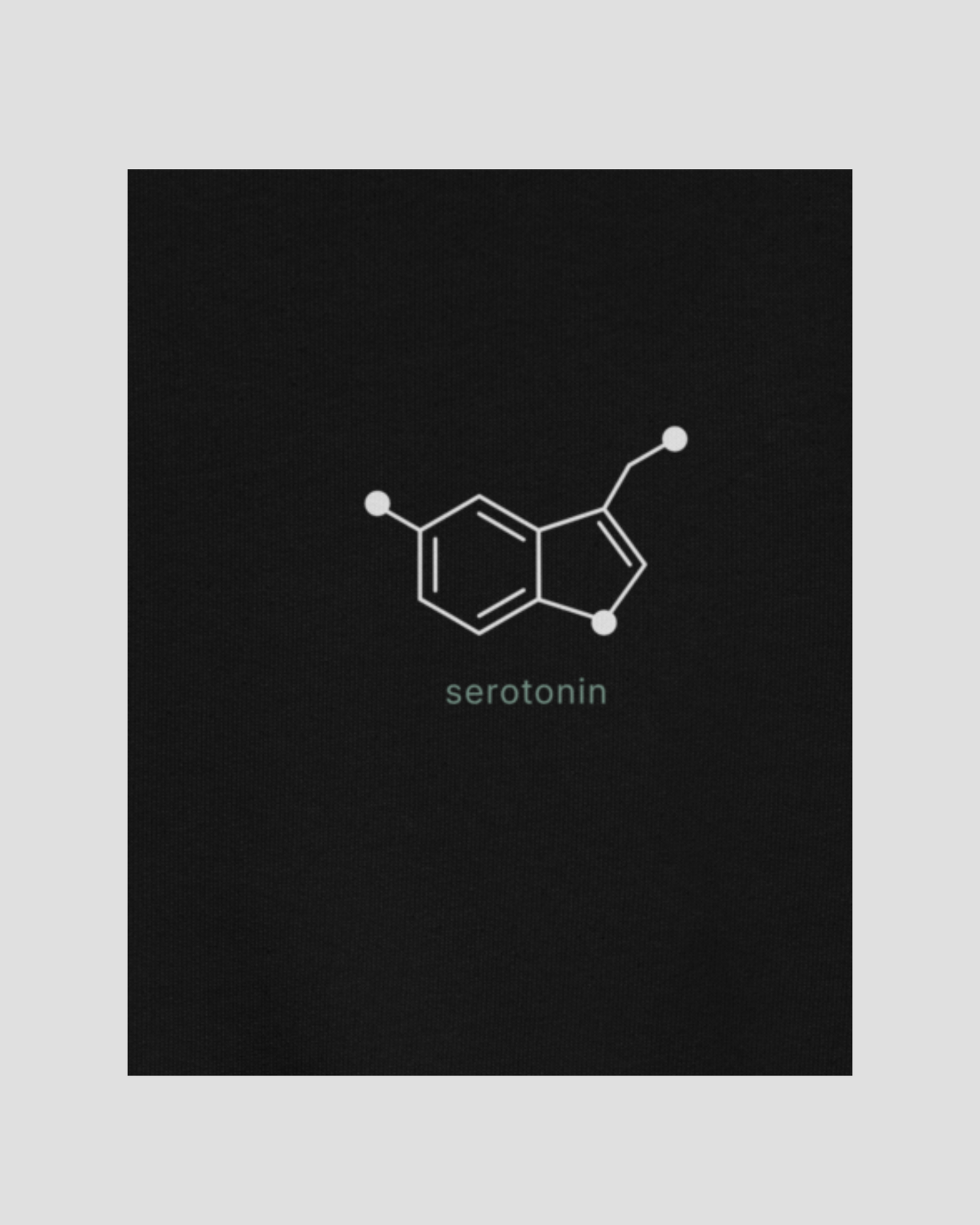 Serotonin crewneck black