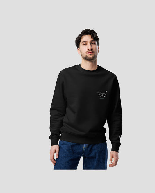 Serotonin crewneck black